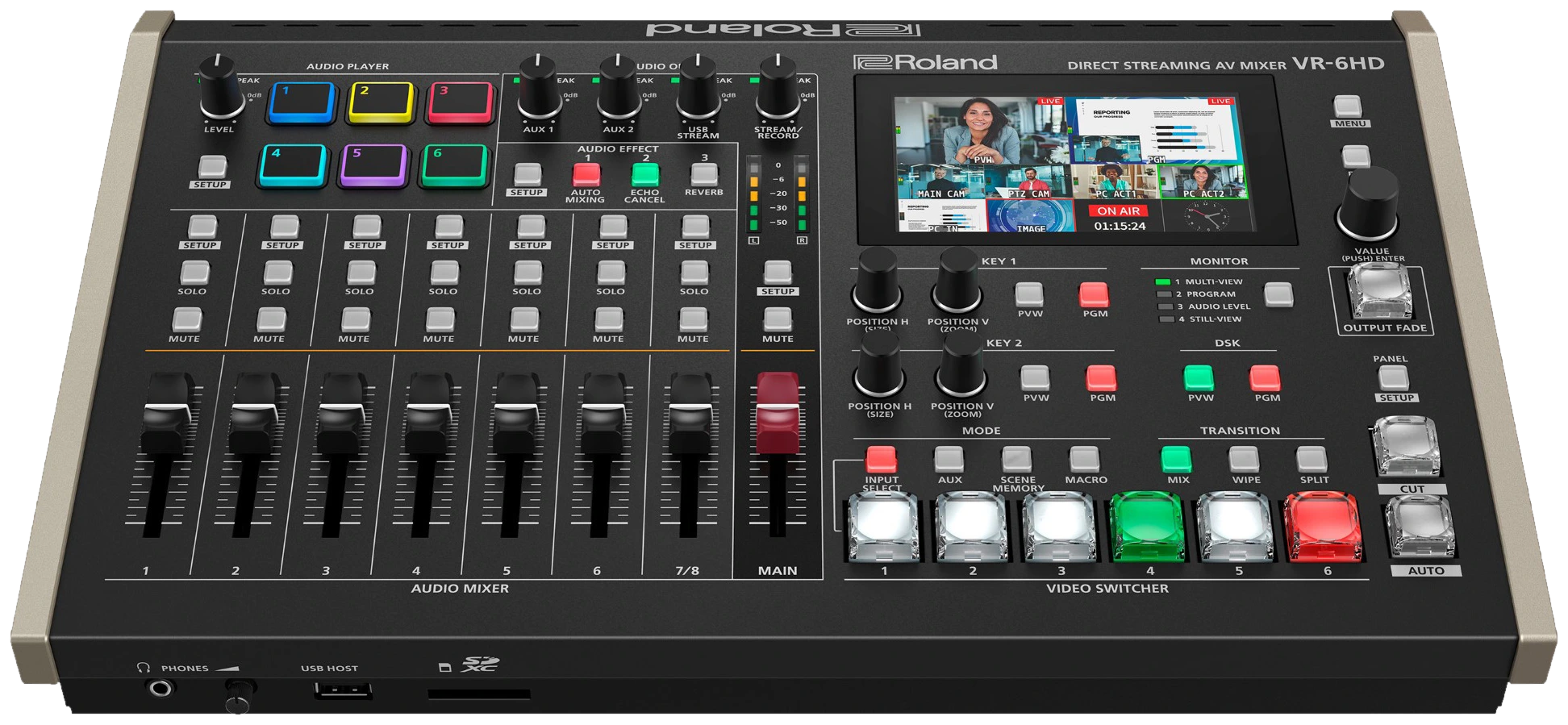 Roland VR-6HD Direct Streaming AV mixer